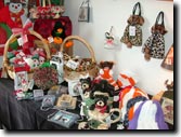 Country crochet dolls and other crochet crafts.