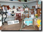 Doll shop, find country dolls to collectible dolls in several of our shops at Flat Creek Village in the beautifulSmoky Mountains.