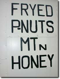 fried peanuts and mountain honey from the Smoky Mountains.